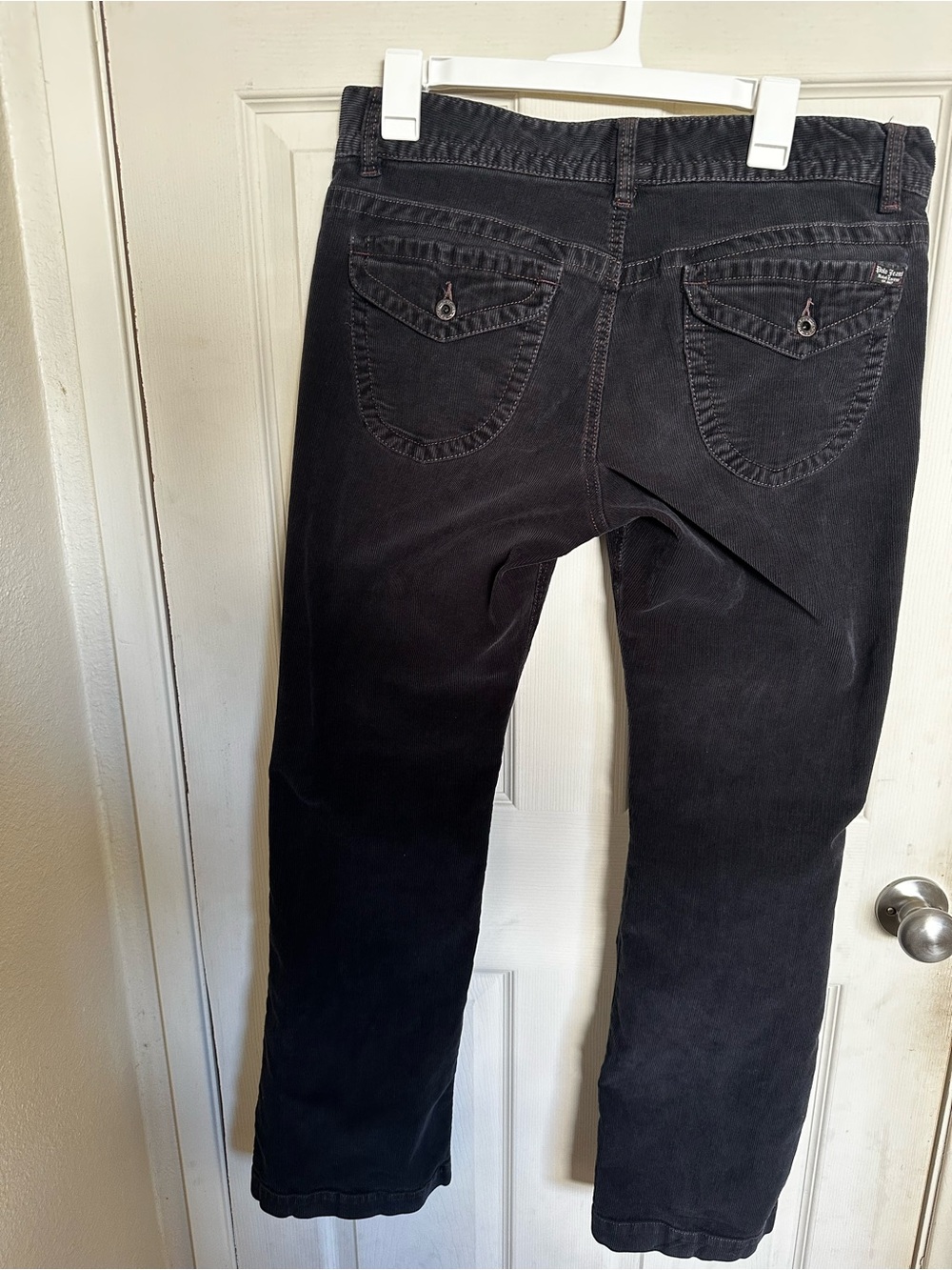 Women Polo Jeans Company Ralph Lauren Corduroy pants black boot cut